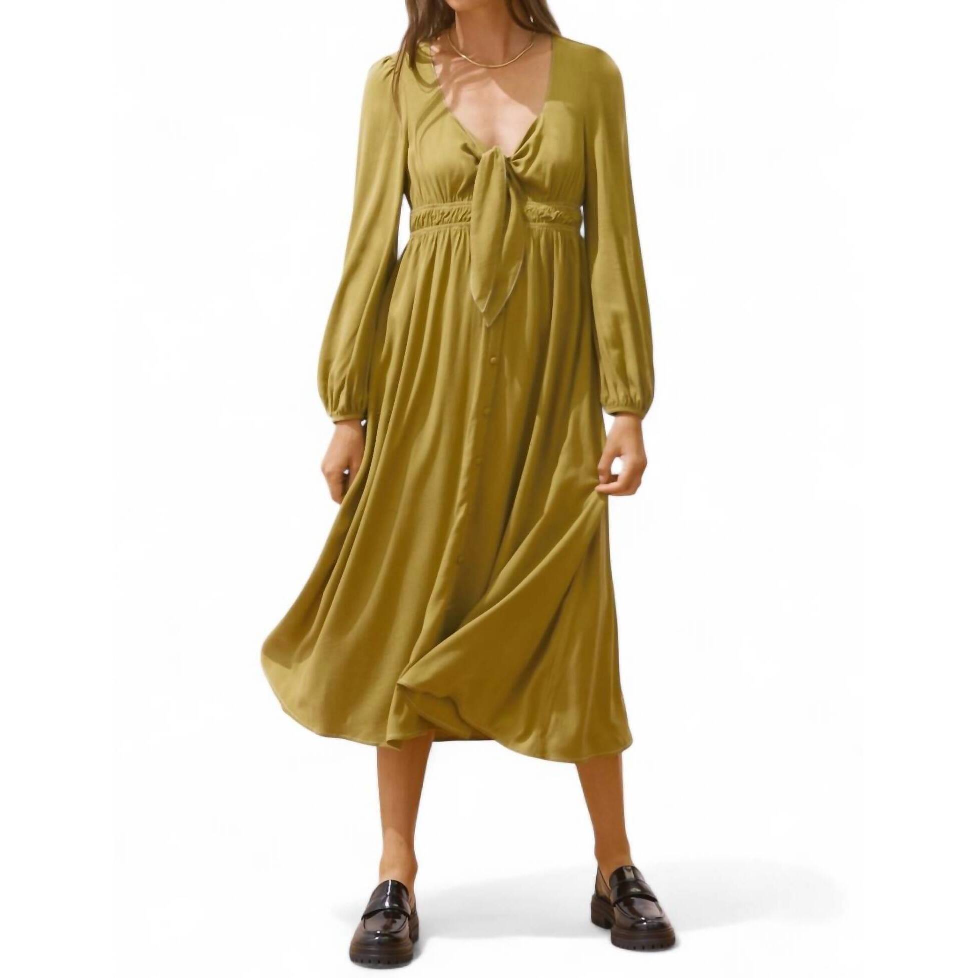 New Sancia The Chantal Dress In Avocado